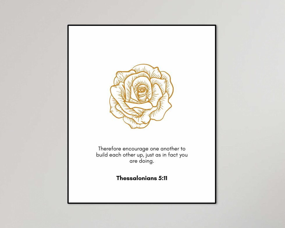 Customizable Bible Verse Wall Art. Printable Wall Art