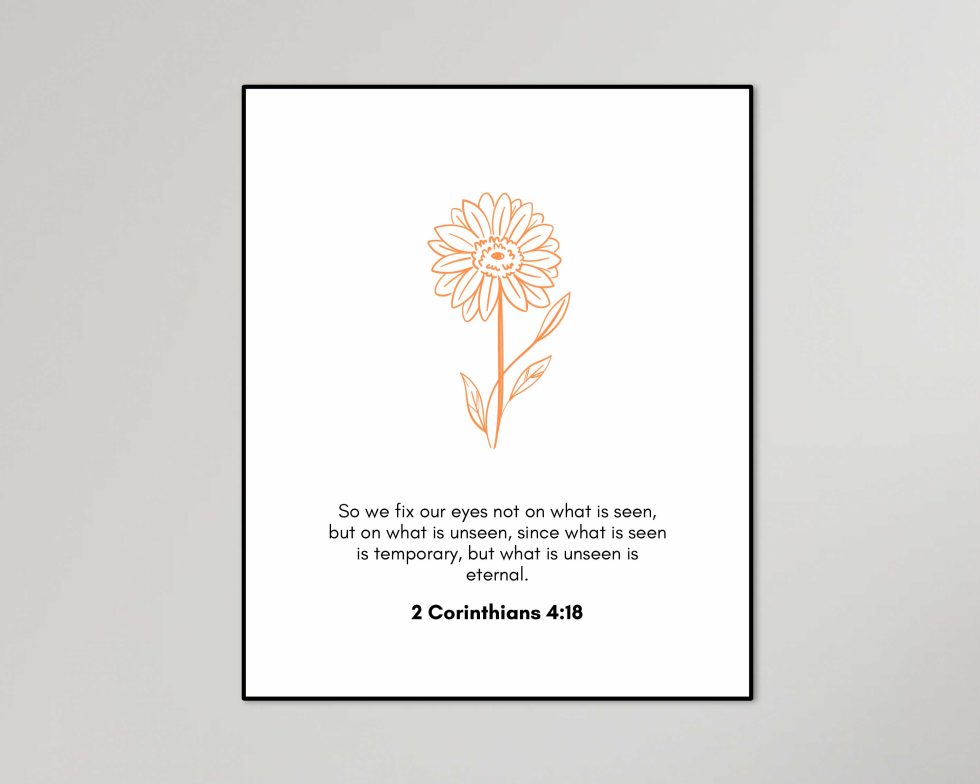 Customizable Bible Verse Wall Art. Printable Wall Art