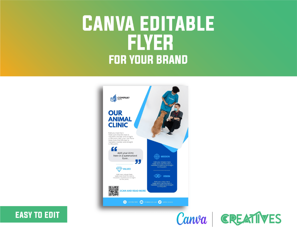 Simple Digital Flyer, Best Canva Flyer, Making A Flyer - 2023